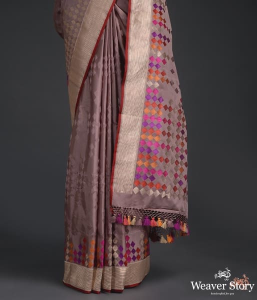 Handwoven_Banarasi_Tanchoi_saree_with_meenakari_in_light_brown_color_WeaverStory_04