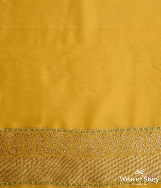 Handwoven_Yellow_self_weave_tanchoi_saree_WeaverStory_05