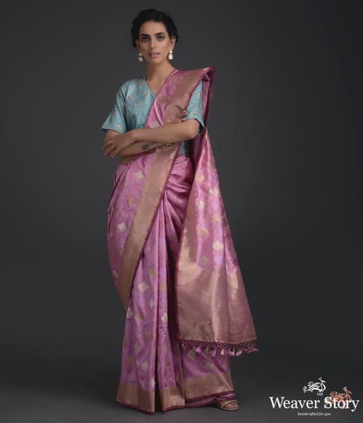 Light_Mauve/pink_kadhwa_saree_with_self_weave_WeaverStory_02
