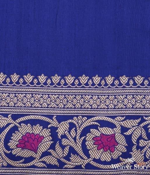 Royal_blue_kadhwa_banarasi_jangla_with_meenakari_WeaverStory_05