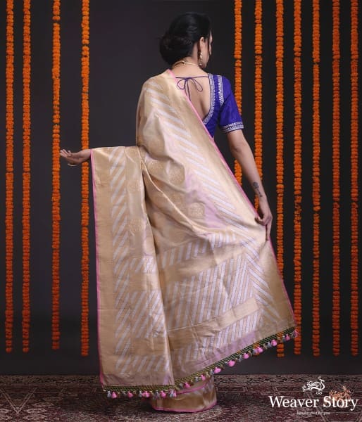 Pista_Green_pink_all_over_kadhwa_boota_heavy_border_saree_WeaverStory_03