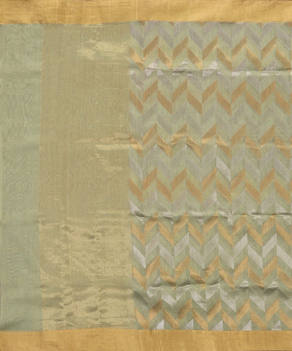 Pista_Green_Handloom_Cotton_Donaliya_Chanderi_Dupatta_with_Geometric_Pattern_WeaverStory_03