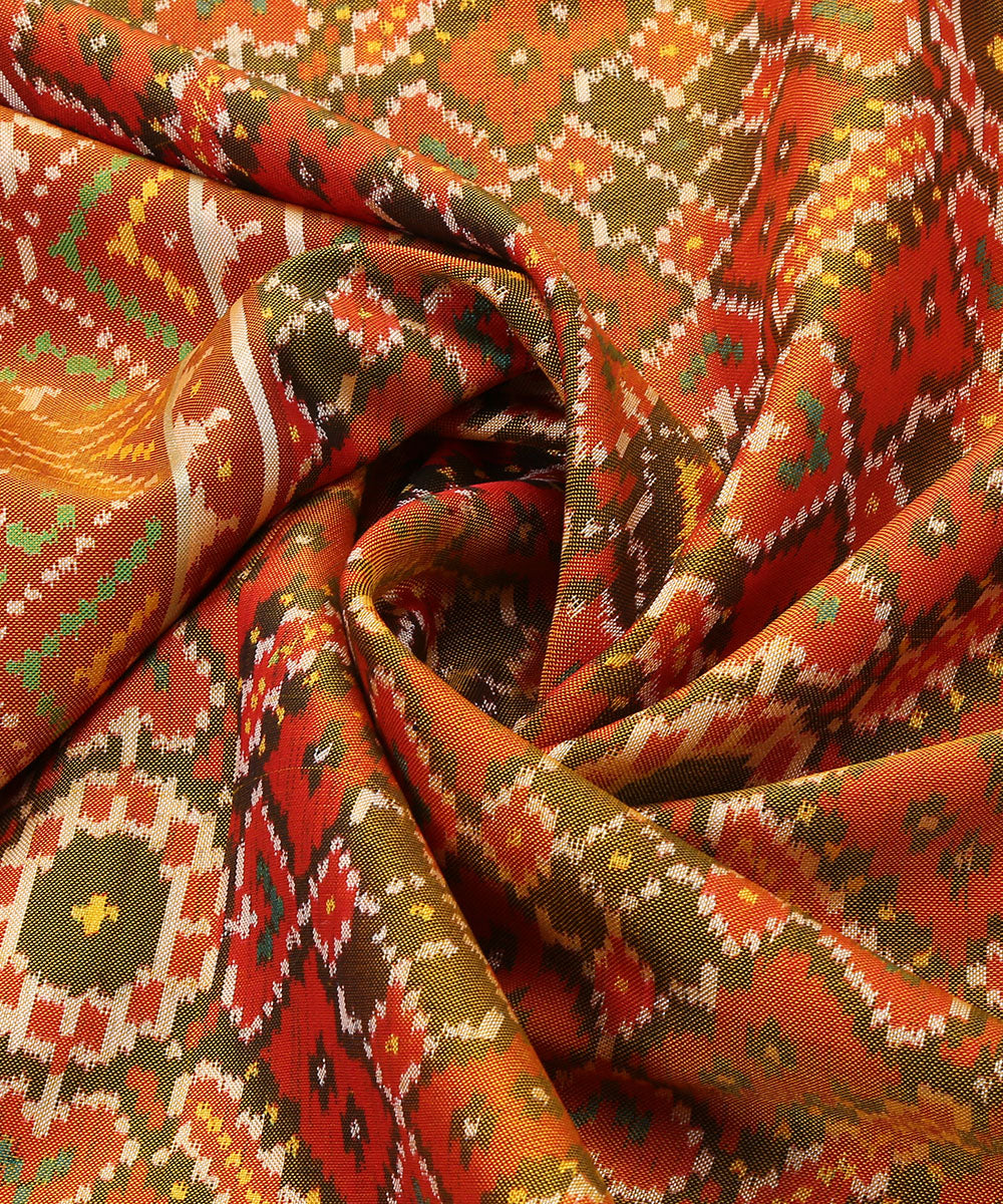 Handloom_Yellow_and_Orange_Mulberry_Silk_Patola_Dupatta_with_Single_Ikat_Weave_WeaverStory_05