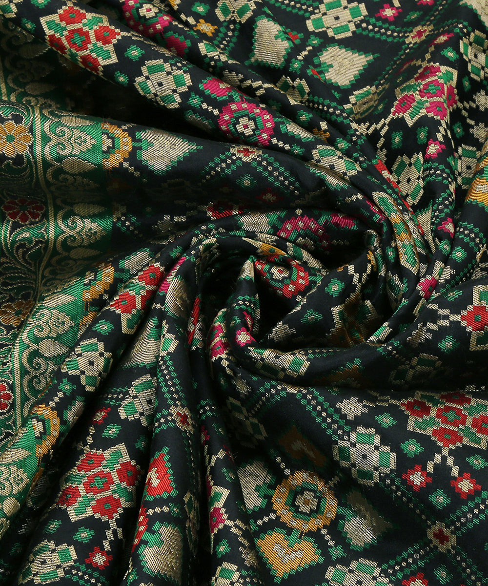 Black_Handloom_Double_Warp_Pure_Katan_Silk_Banarasi_Patola_Dupatta_WeaverStory_05
