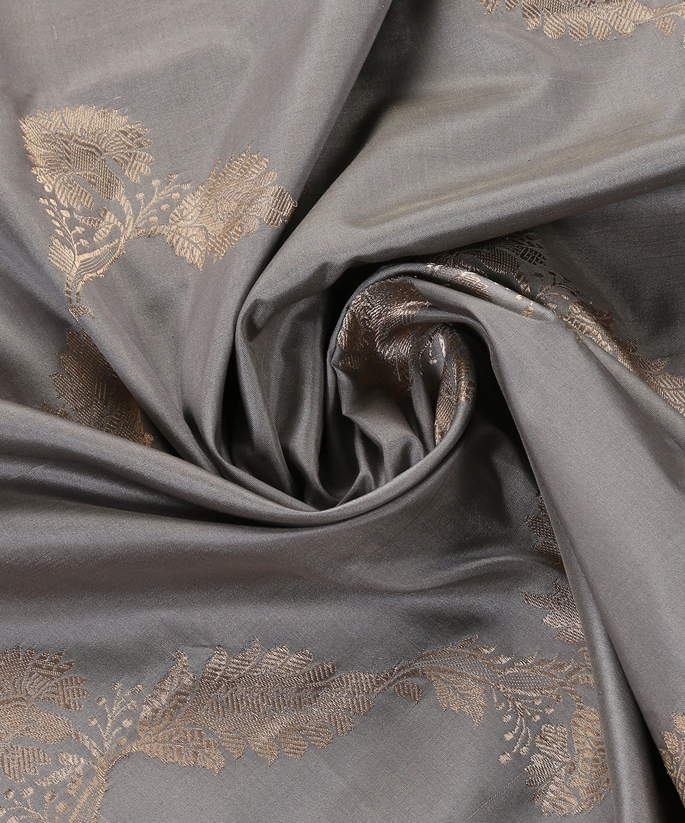 Grey_Handloom_Pure_Katan_Silk_Banarasi_Dupatta_With_Kadhwa_Jaal_WeaverStory_05
