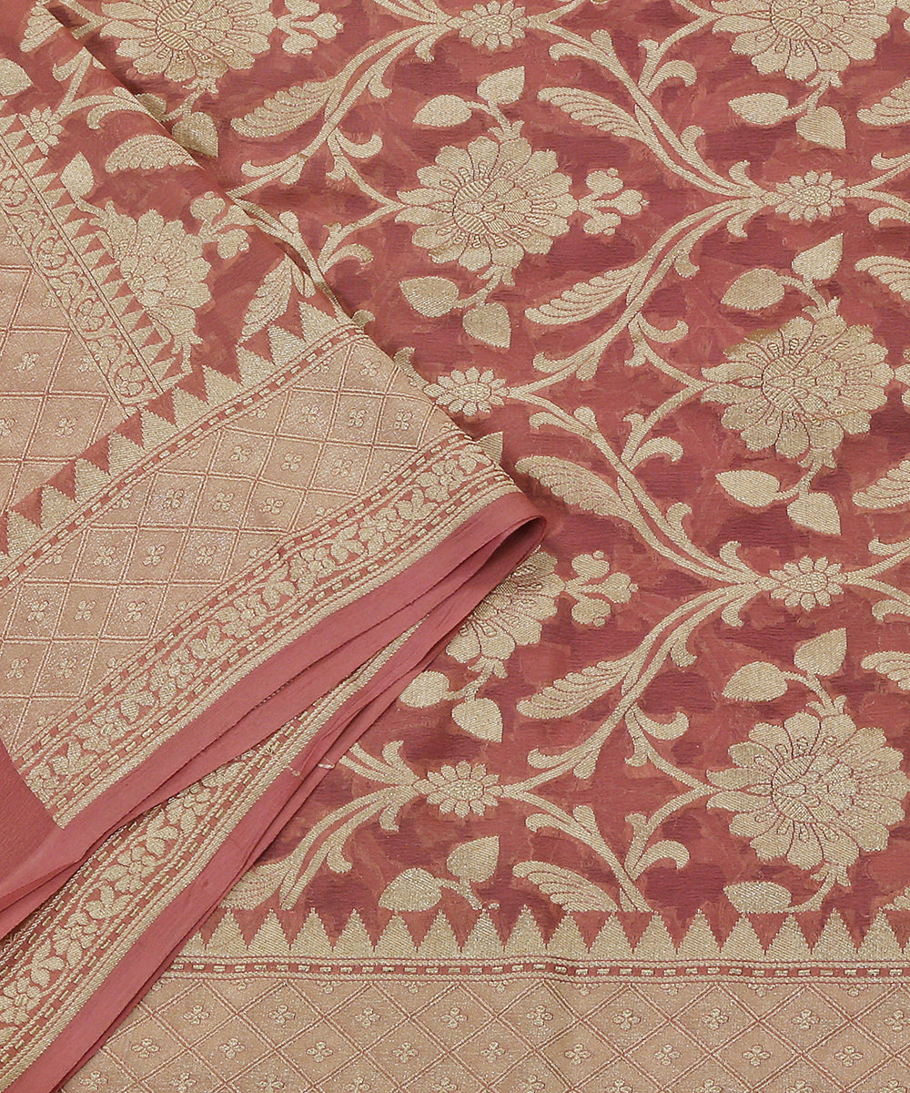 Handloom_Mauve_Georgette_Banarasi_Dupatta_With_Cutwork_Zari_Jaal_WeaverStory_04