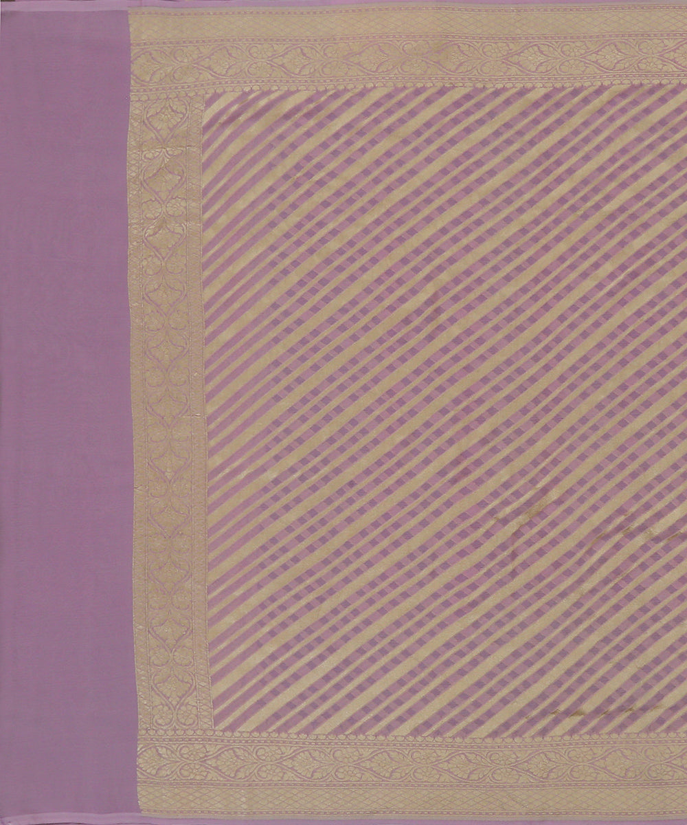 Handloom_Purple_Georgette_Banarasi_Dupatta_With_Cutwork_Jaal_WeaverStory_02
