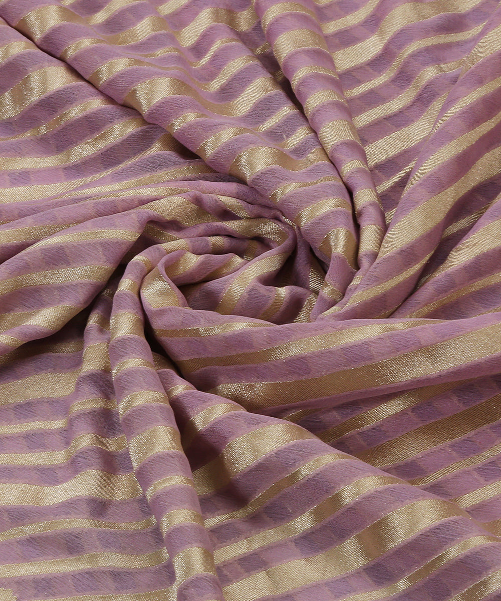 Handloom_Purple_Georgette_Banarasi_Dupatta_With_Cutwork_Jaal_WeaverStory_05