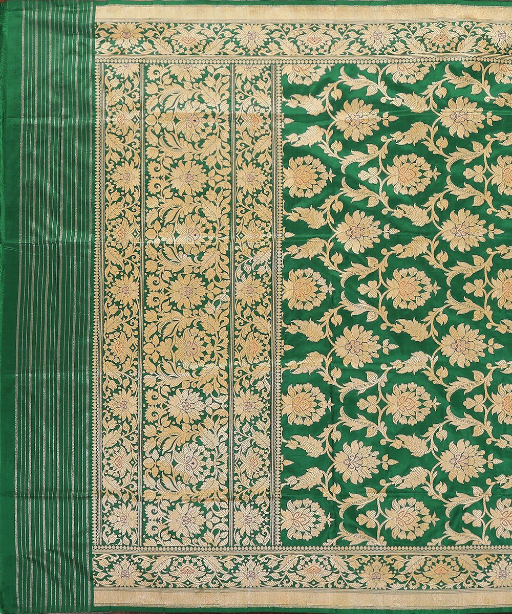 Handloom_Green_Pure_Katan_Silk_Banarasi_Dupatta_With_Red_Meenakari_WeaverStory_02