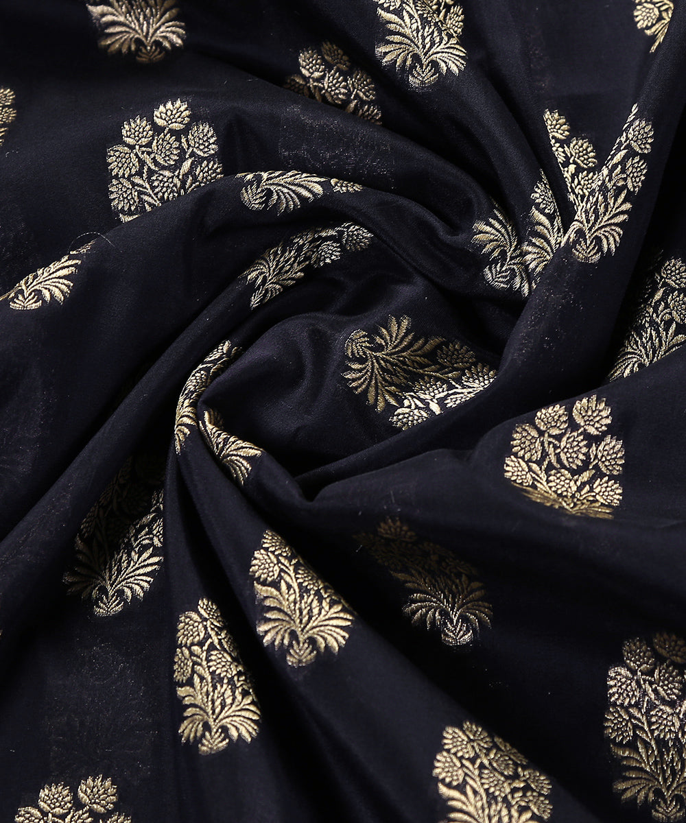 Blue_Handloom_Katan_Georgette_Banarasi_Dupatta_With_Red_Selvedge_WeaverStory_05