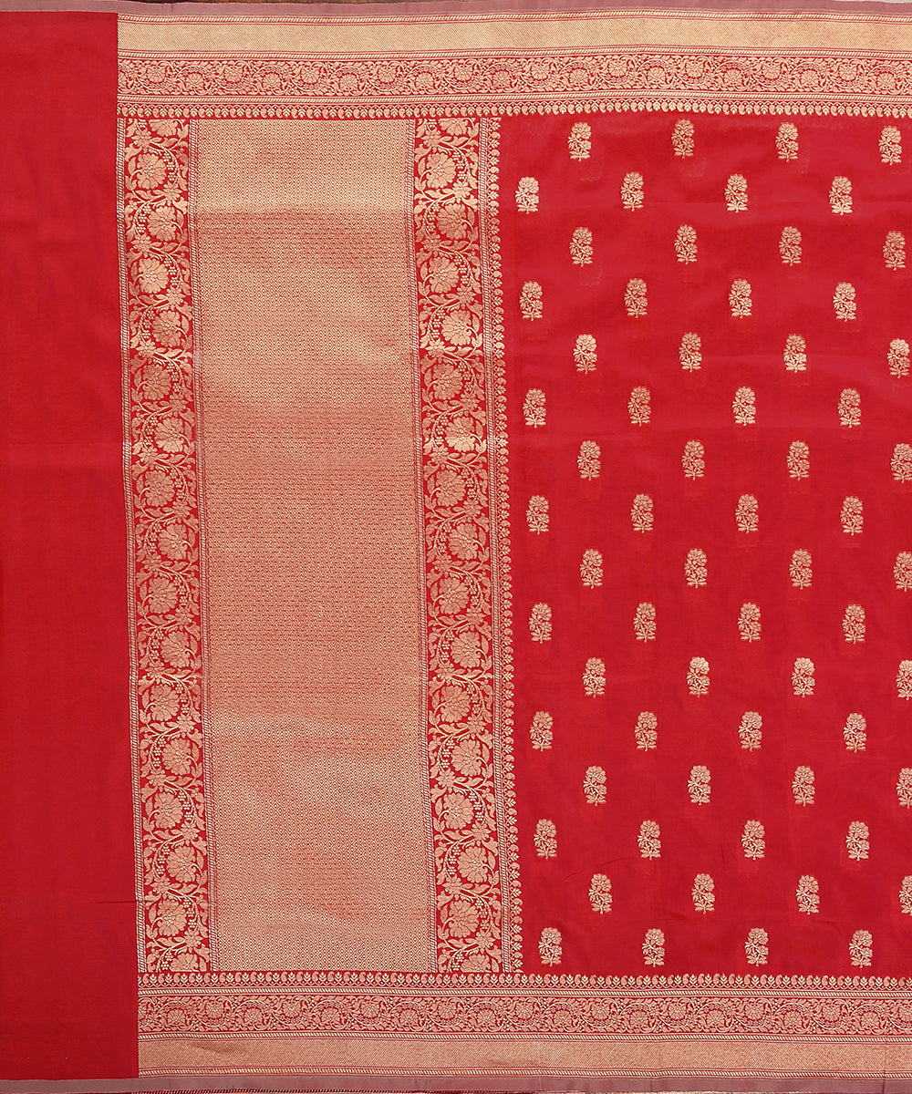Handloom_Pink_Katan_Georgette_Banarasi_Dupatta_With_Beige_Selvedge_WeaverStory_02