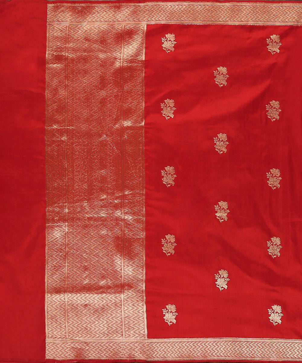 Handloom_Maroon_Pure_Katan_Silk_Banarasi_Bootidar_Dupatta_WeaverStory_02