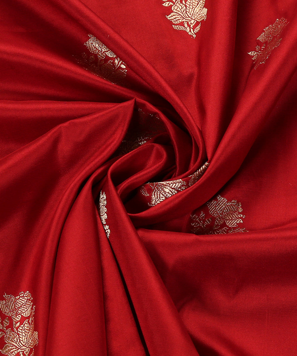 Handloom_Maroon_Pure_Katan_Silk_Banarasi_Bootidar_Dupatta_WeaverStory_05