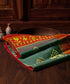 Handloom_Green_Pure_Mulberry_Ikat_Patola_Dupatta_With_Pink_And_Gold_Tissue_Border_WeaverStory_01