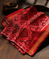 Red_Handloom_Single_Ikat_Pure_Mulberry_Silk_Patola_Dupatta_WeaverStory_01