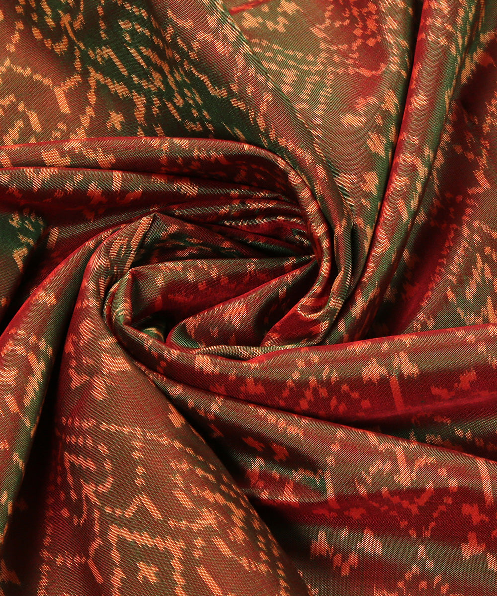 Handloom_Hot_Pink_And_Green_Pure_Mulberry_Silk_Ikat_Patola_Dupatta_WeaverStory_05