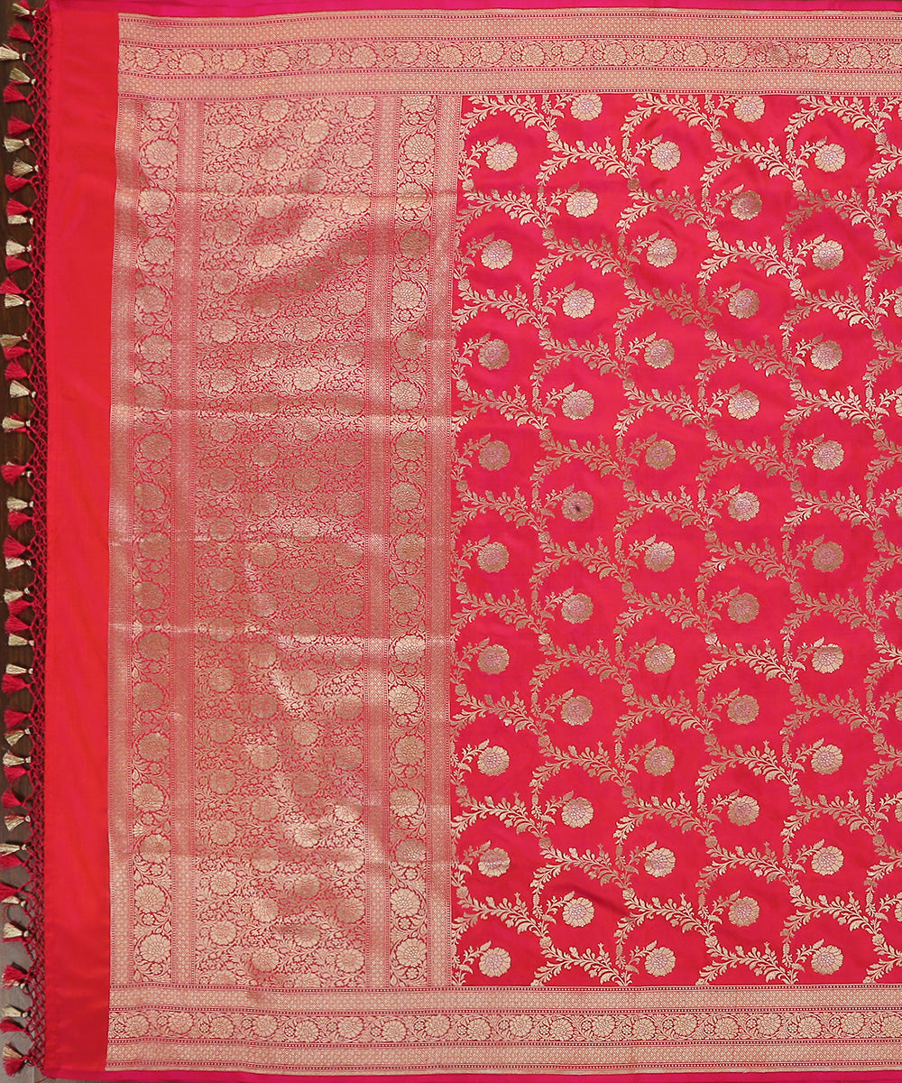 Pink_Dual_Tone_Handloom_Pure_Katan_Silk_Banarasi_Dupatta_With_Sona_Rupa_Meenakari_Jaal_WeaverStory_02