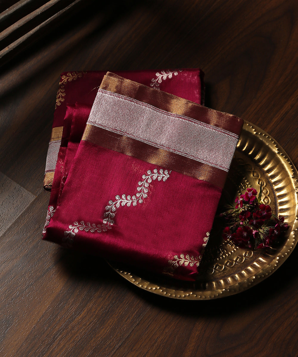 Handloom_Purple_Pure_Chanderi_Silk_Dupatta_With_Sona_Rupa_Jaal_WeaverStory_01