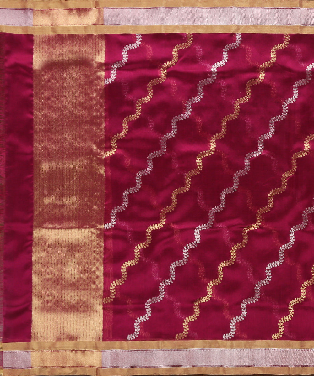 Handloom_Purple_Pure_Chanderi_Silk_Dupatta_With_Sona_Rupa_Jaal_WeaverStory_02