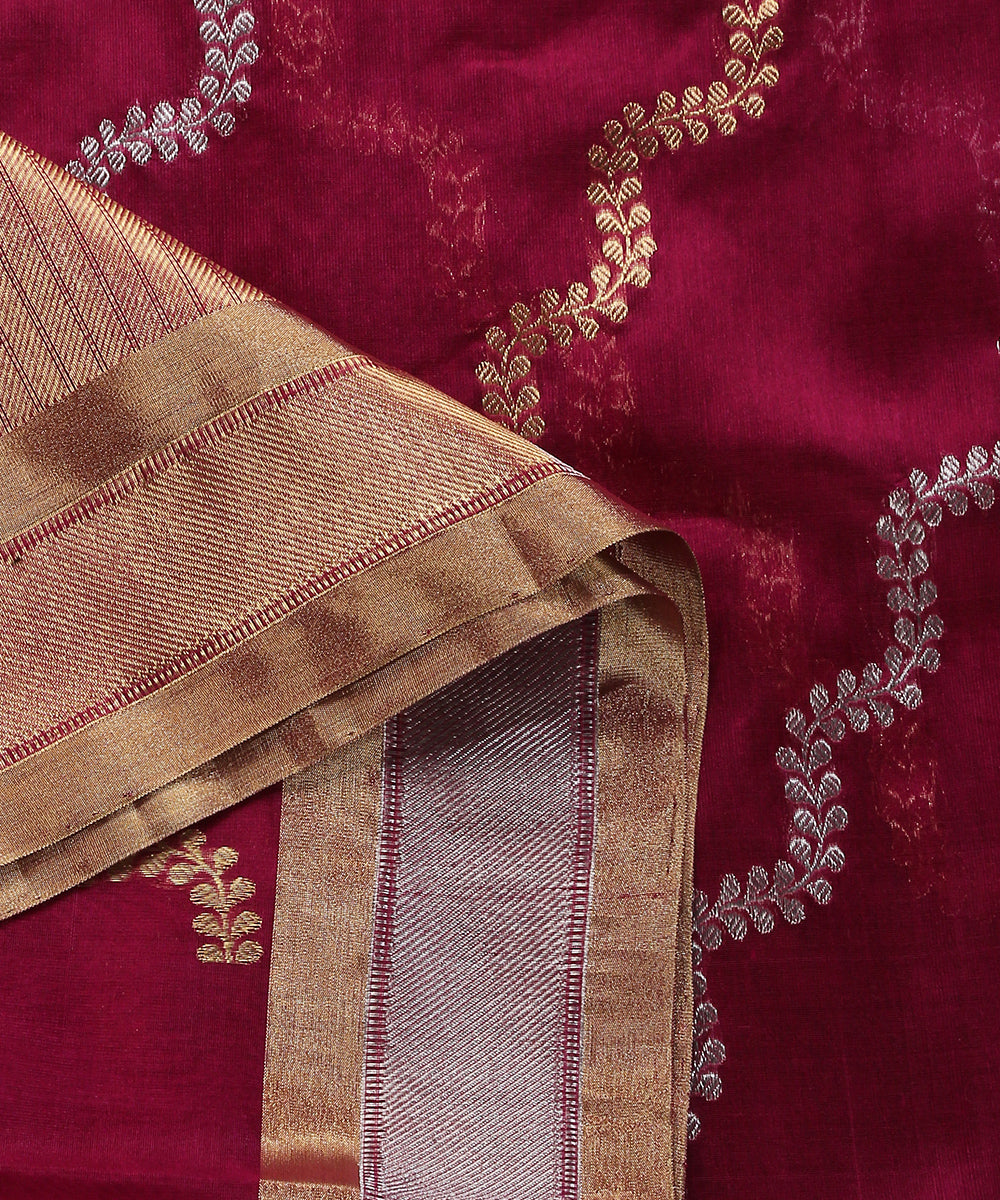 Handloom_Purple_Pure_Chanderi_Silk_Dupatta_With_Sona_Rupa_Jaal_WeaverStory_04