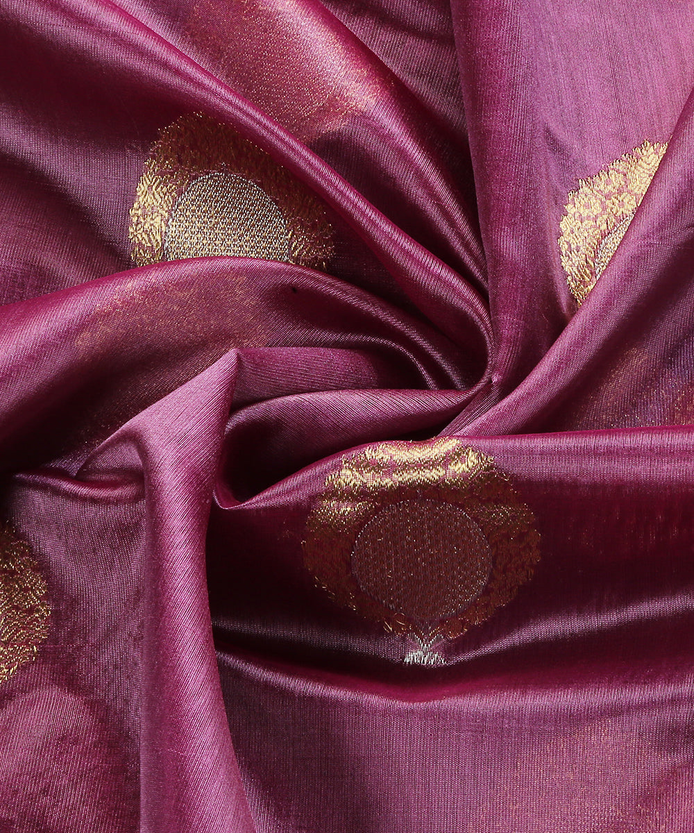 Mauve_Handloom_Pure_Chanderi_Silk_Dupatta_With_Zari_Border_Dupatta_WeaverStory_05