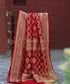 Handloom_Red_Pure_Georgette_Banarasi_Bandhej_Dupatta_With_Zari_Work_WeaverStory_01