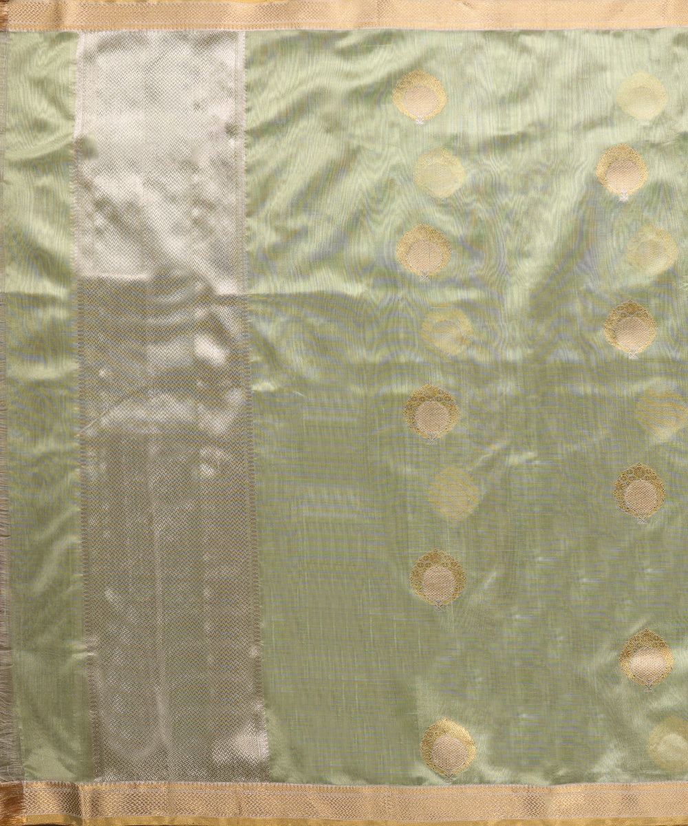 Pastel_Pista_Green_Handloom_Pure_Chanderi_Silk_Dupatta_With_Anaar_Motifs_WeaverStory_02