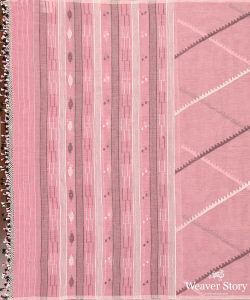 Pink_Handloom_Pure_Malmal_Dhakai_Jamdani_Dupatta_WeaverStory_02