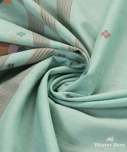 Light_Blue_Handloom_Pure_Malmal_Dhakai_Jamdani_Dupatta_WeaverStory_05