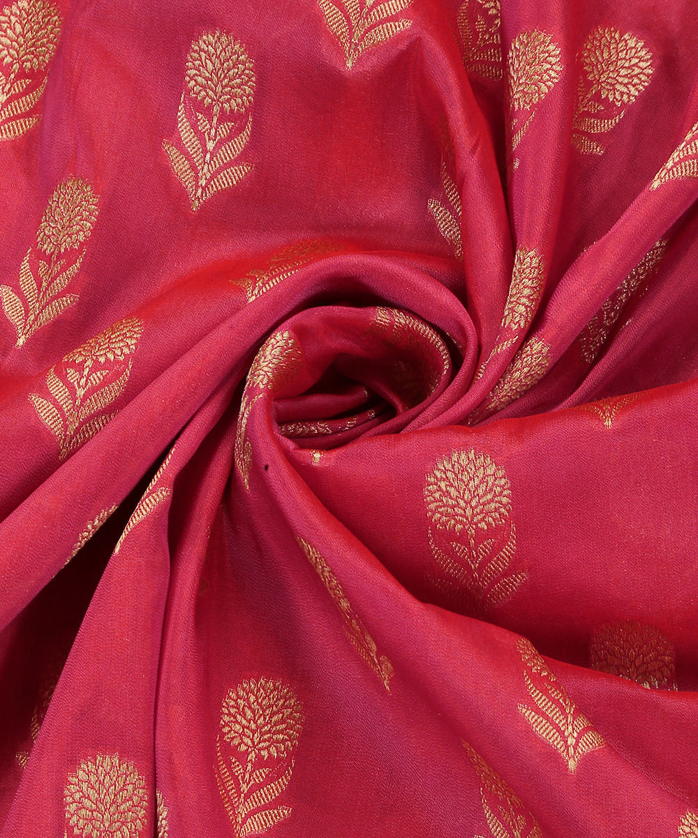 Handloom_Salmon_Pink_Pure_Katan_Georgette_Banarasi_Dupatta_With_All_Over_Cutwork_Booti_WeaverStory_05