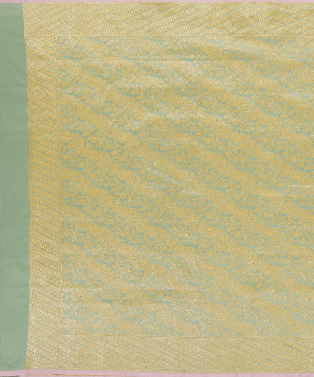 Handloom_Pastel_Sage_Green_Pure_Katan_Silk_Banarasi_Kimkhab_Dupatta_WeaverStory_02