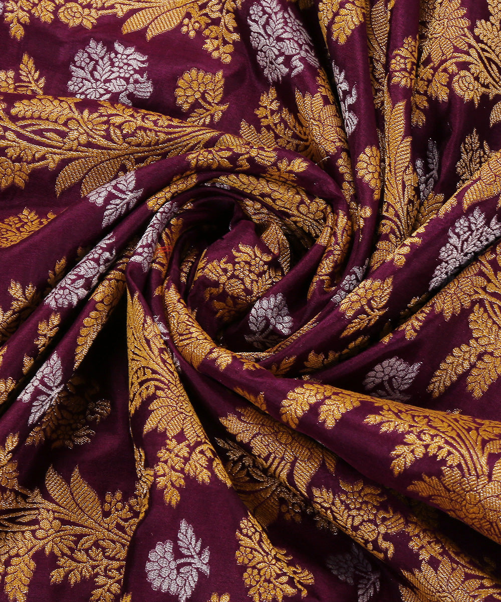 Handloom_Purple_Pure_Katan_Silk_Banarasi_Dupatta_With_Sona_Rupa_Jaal_WeaverStory_05