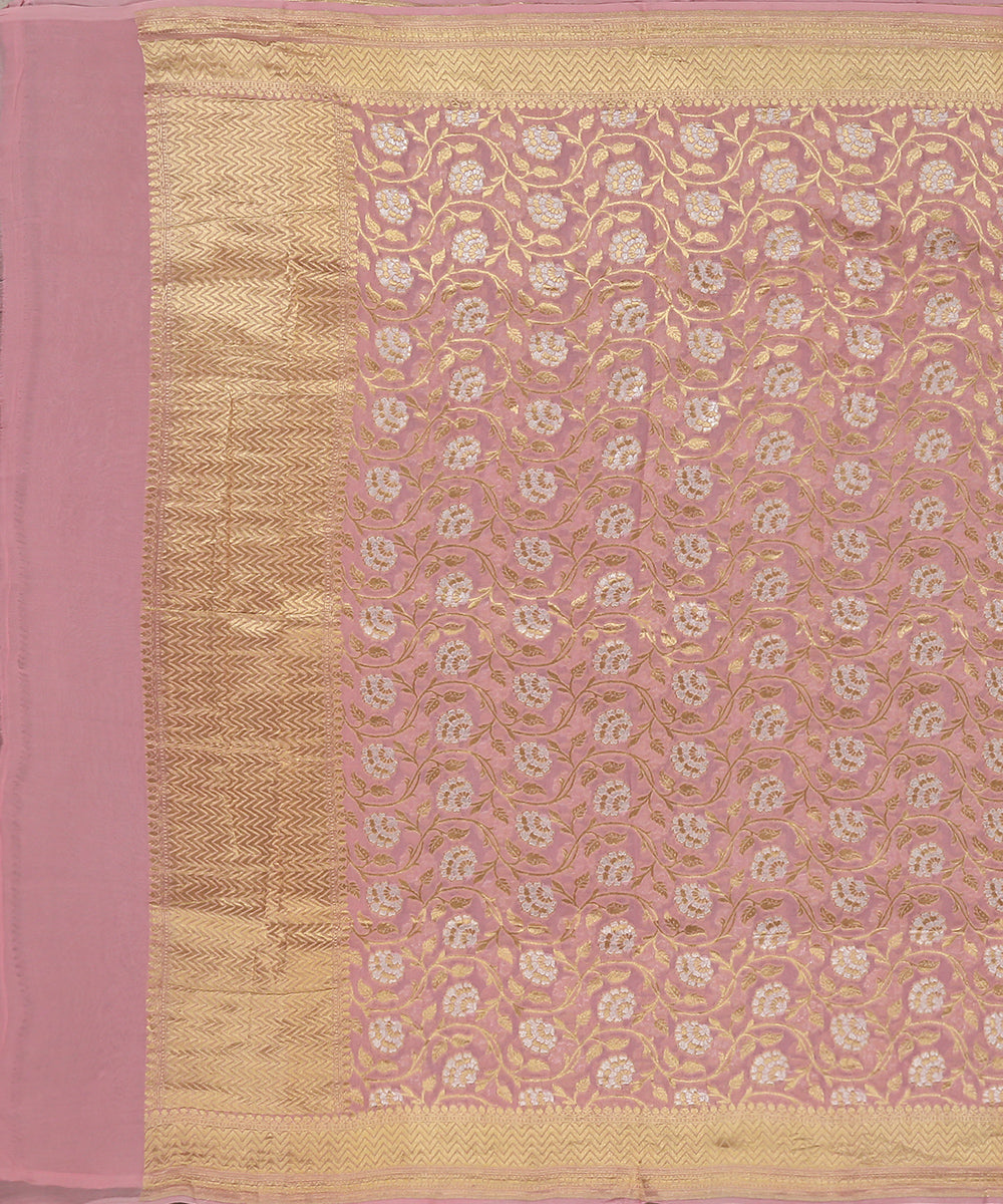 Dust_Pink_Handloom_Pure_Georgette_Banarasi_Dupatta_With_Sona_Rupa_Cutwork_Zari_Jaal_WeaverStory_02