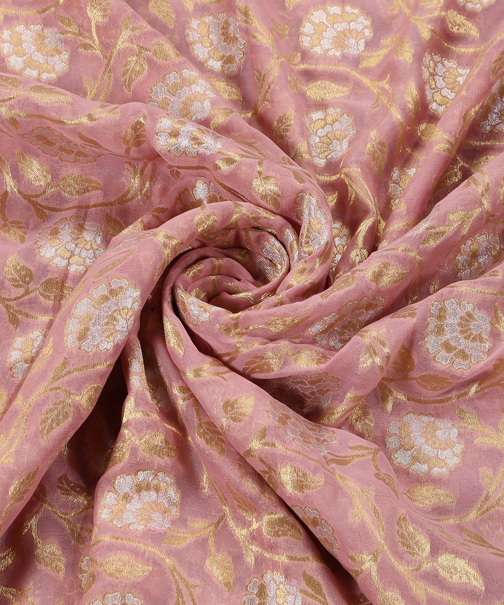 Dust_Pink_Handloom_Pure_Georgette_Banarasi_Dupatta_With_Sona_Rupa_Cutwork_Zari_Jaal_WeaverStory_05