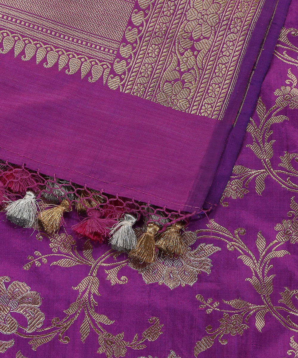 Handloom_Purple_Dual_Tone_Pure_Katan_Silk_Banarasi_Dupatta_With_Sona_Rupa_Jaal_WeaverStory_04