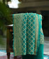Handloom_Green_Pure_Georgette_Banarasi_Bandhej_Dupatta_With_Floral_Border_WeaverStory_01