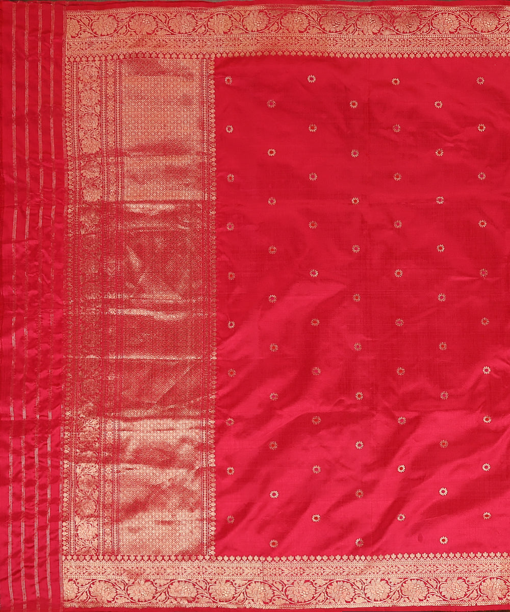 Handloom_Purple_Pure_Katan_Silk_Banarasi_Dupatta_With_Boota_And_Kadhwa_Border_WeaverStory_02
