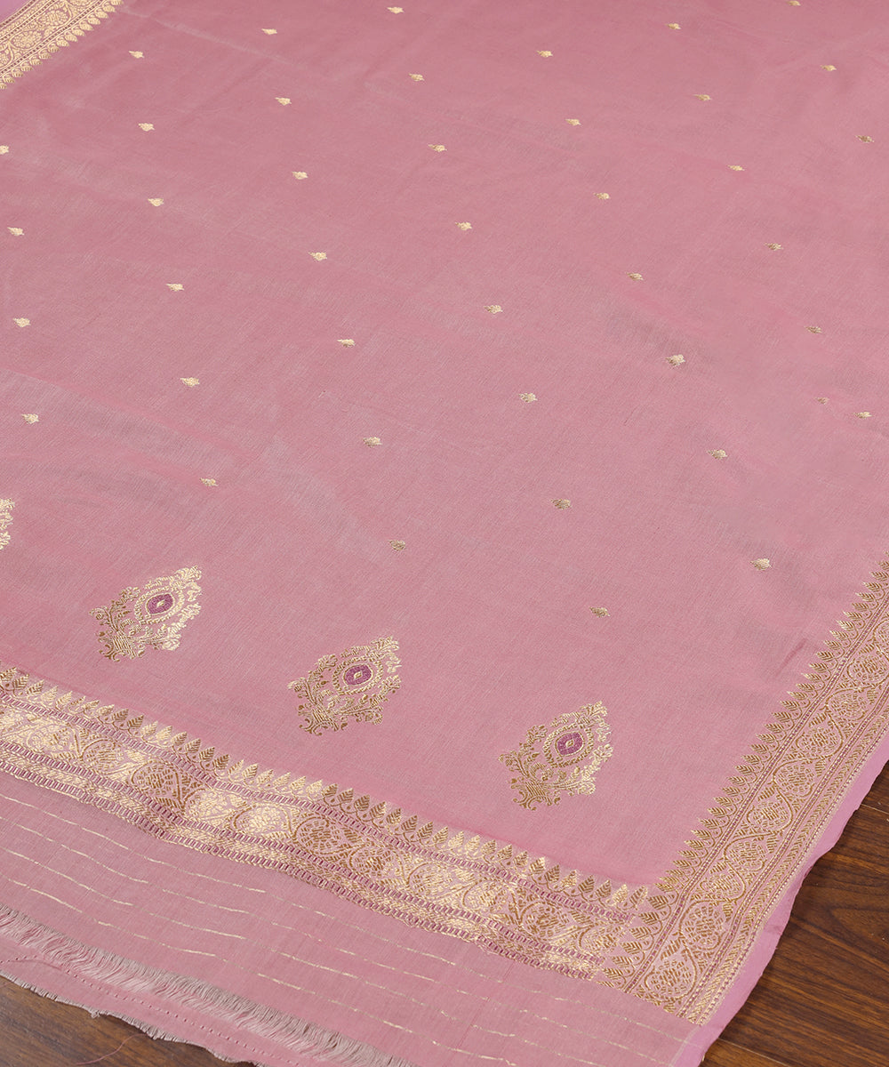 Mauve_Handloom_Pure_Cotton_Banarasi_Dupatta_With_Meenkari_Border_WeaverStory_03