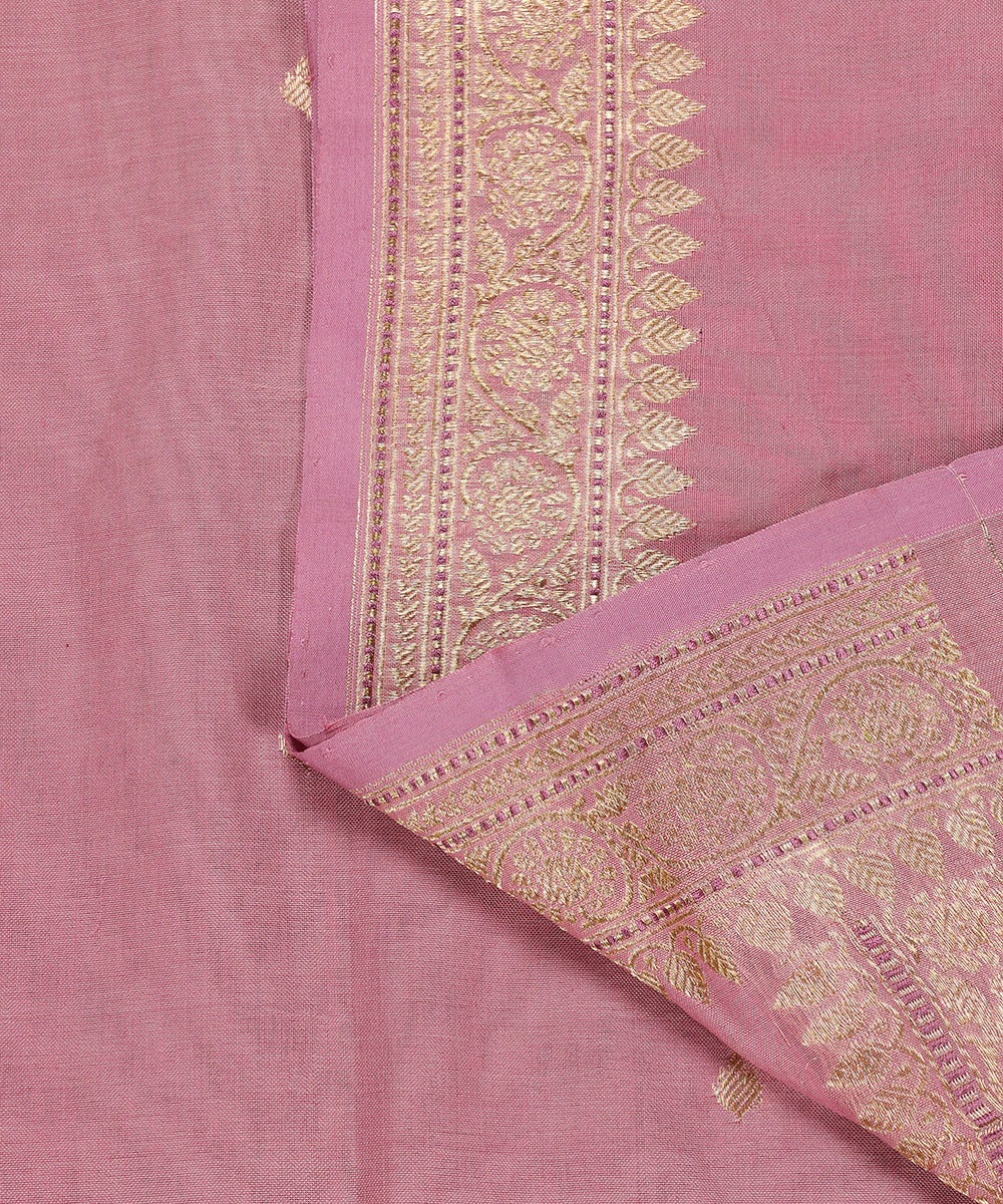 Mauve_Handloom_Pure_Cotton_Banarasi_Dupatta_With_Meenkari_Border_WeaverStory_04