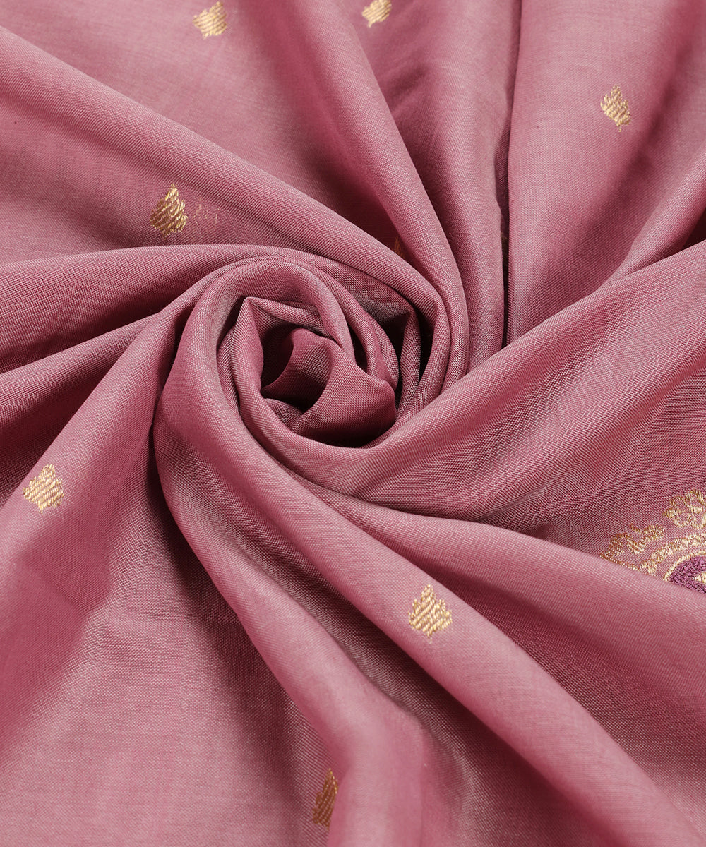 Mauve_Handloom_Pure_Cotton_Banarasi_Dupatta_With_Meenkari_Border_WeaverStory_05