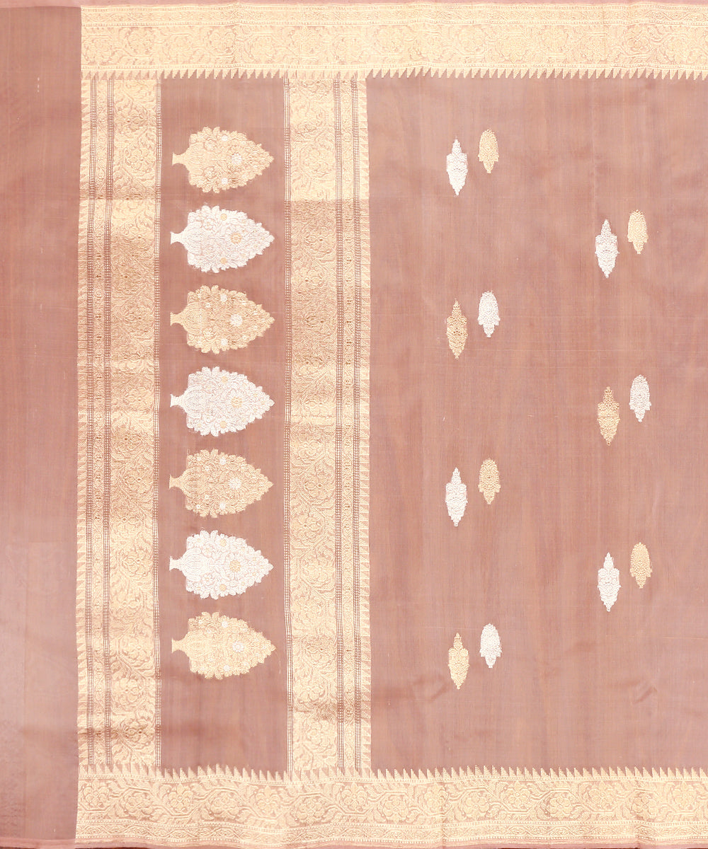 Light_Pink_Handloom_Pure_Kora_Silk_Banarasi_Dupatta_With_Boota_WeaverStory_02