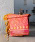 Handloom_Pink_And_Orange_Pure_Mulberry_Silk_Ikat_Patola_Dupatta_With_Paisleys_On_Border_WeaverStory_01