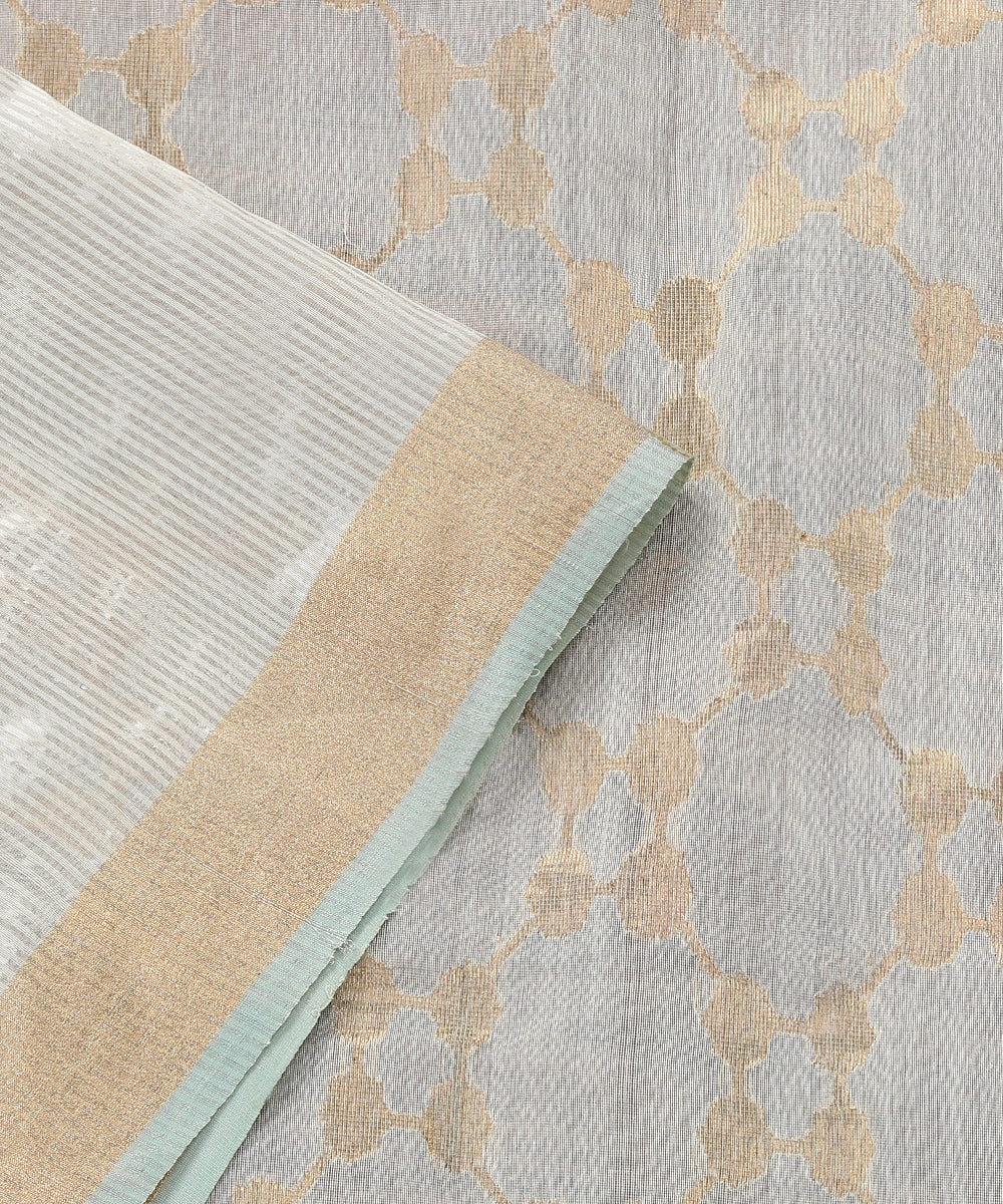 Grey_Handloom_Cotton_Donaliya_Chanderi_Dupatta_with_Gold_Zari_Jaal_WeaverStory_04