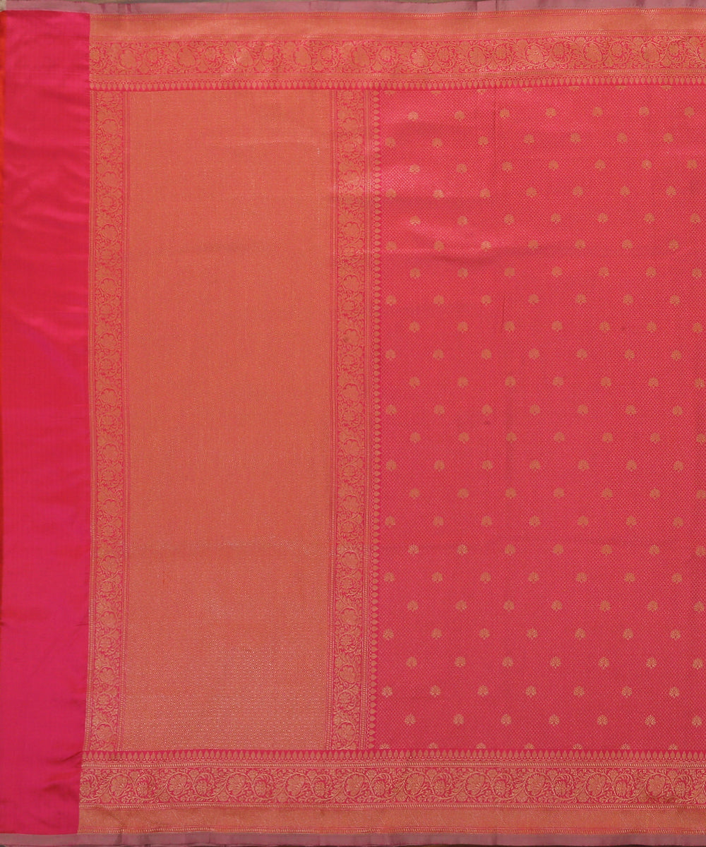 Handloom_Pink_Zari_Tanchoi_Pure_Katan_Silk_Banarasi_Dupatta_WeaverStory_02
