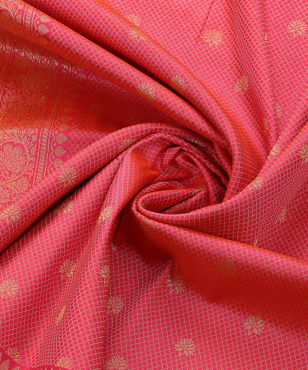 Handloom_Pink_Zari_Tanchoi_Pure_Katan_Silk_Banarasi_Dupatta_WeaverStory_05