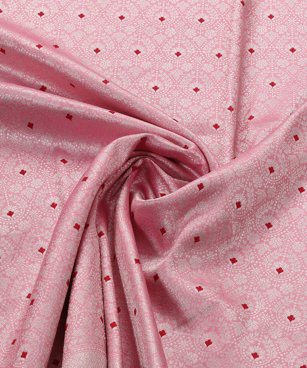 Handloom_Pink_Pure_Katan_Silk_Kinkhwab_Banarasi_Dupatta_with_Meenakari_Design_WeaverStory_05