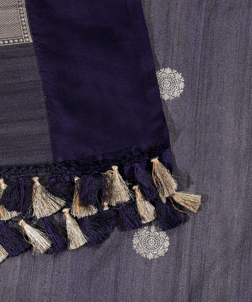 Blue_Handloom_Tussar_Silk_Banarasi_Dupatta_With_Kadhwa_Booti_WeaverStory_04