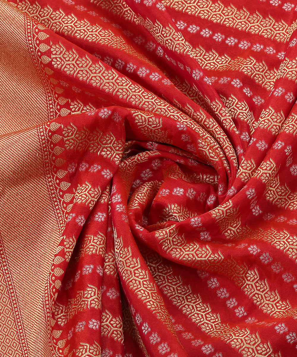 Pink_Handloom_Katan_Georgette_Banarasi_Dupatta_with_Aada_Jaal_WeaverStory_05