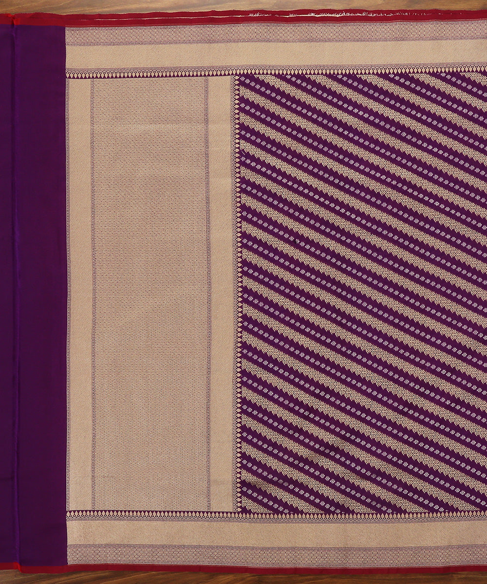 Handloom_Purple_Katan_Georgette_Banarasi_Dupatta_with_Aada_Jaal_WeaverStory_02