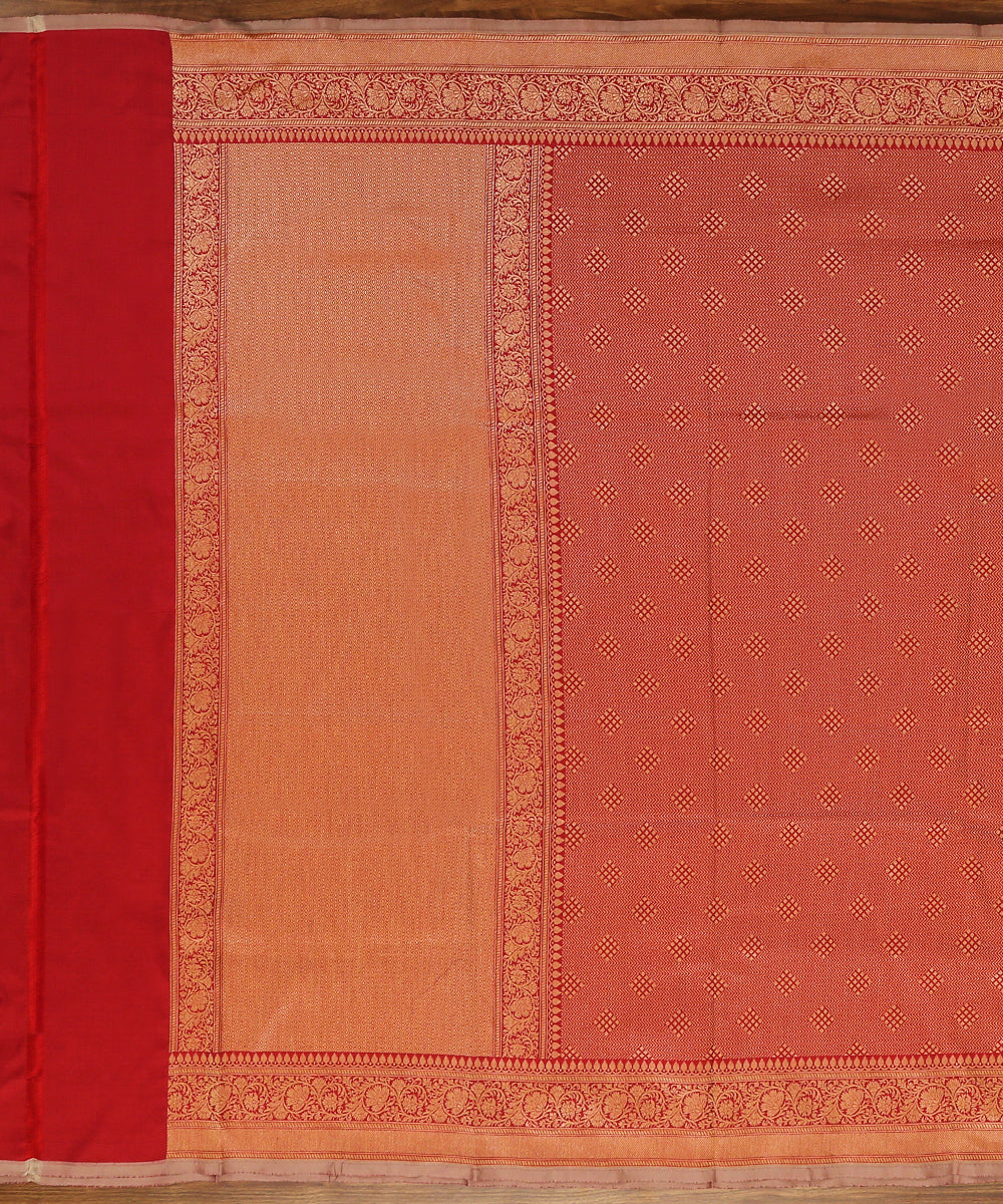 Rust_Handloom_Pure_Katan_Silk_Brocade_Banarasi_Dupatta_WeaverStory_02